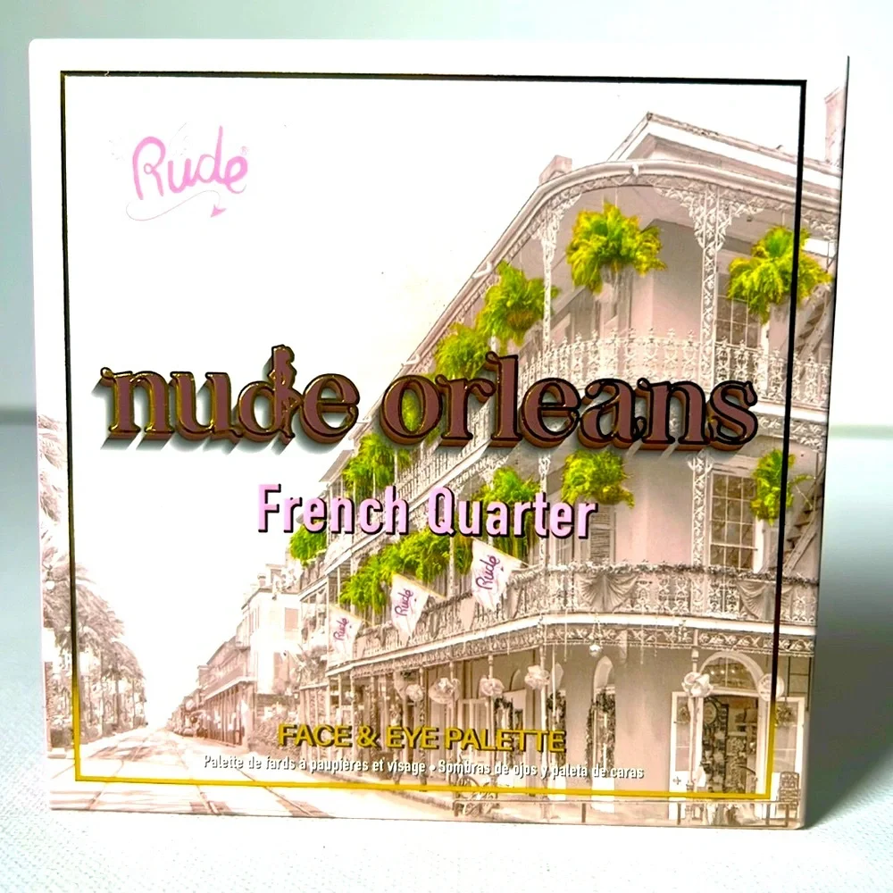 RUDE NUDE ORLEANS French Quarter Face & Eye Palette - Picture 1 of 6